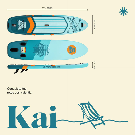 KAI 10'6" Tabla SUP Inflable All-Round Yoga
