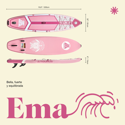 EMA 10'6" Tabla SUP Inflable All-Round Compacta